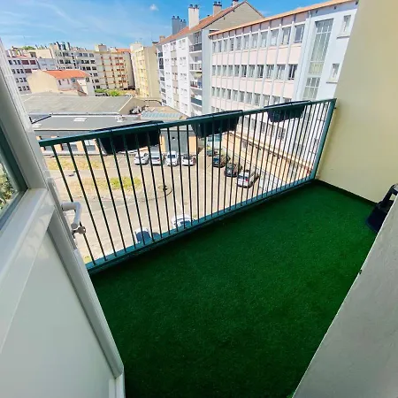 Soleil Couchant Balcon Parking Metz Gare Un-Sejour-A-Part Esterno foto